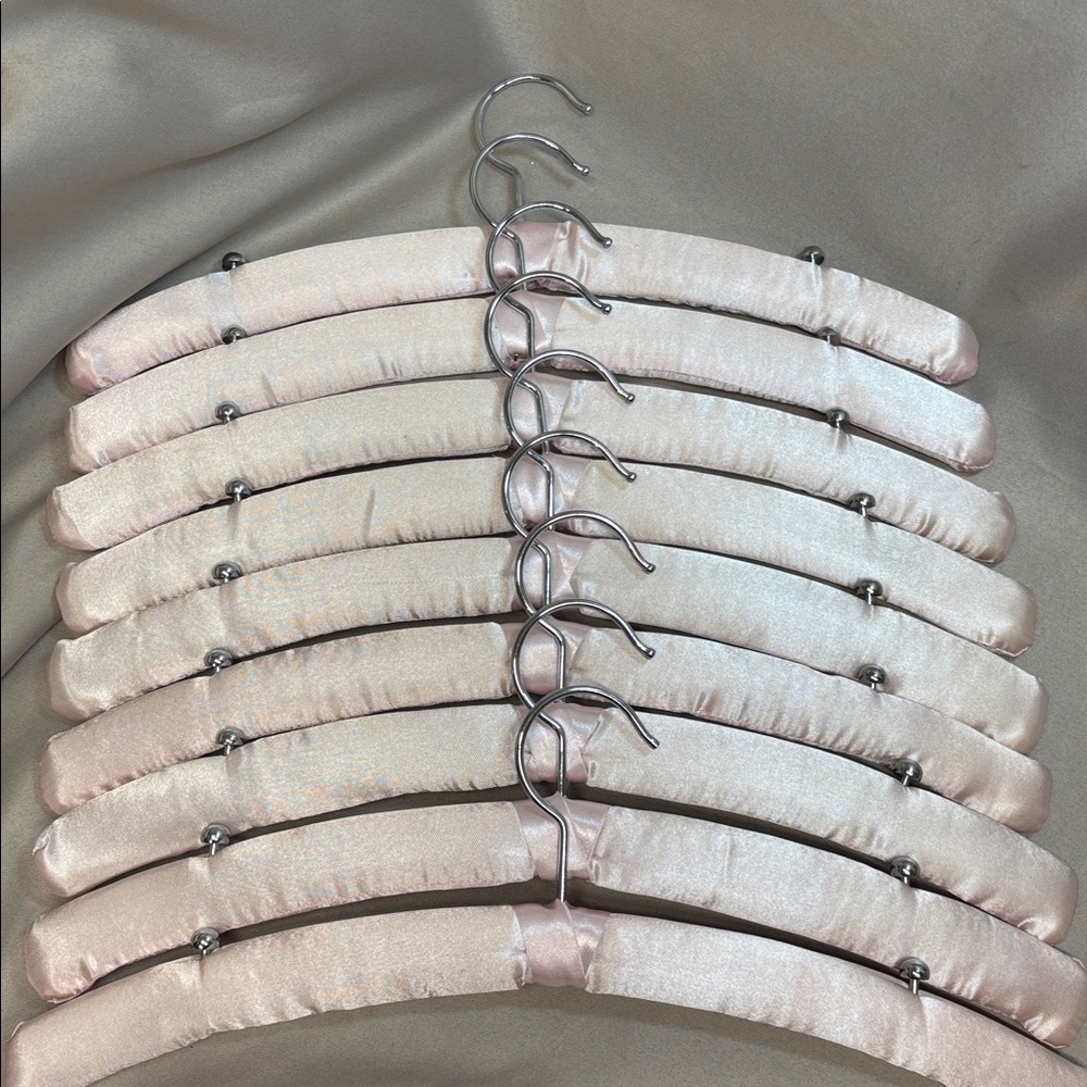 Padded Langerie Hangers w/nonslip Buttons set of 9